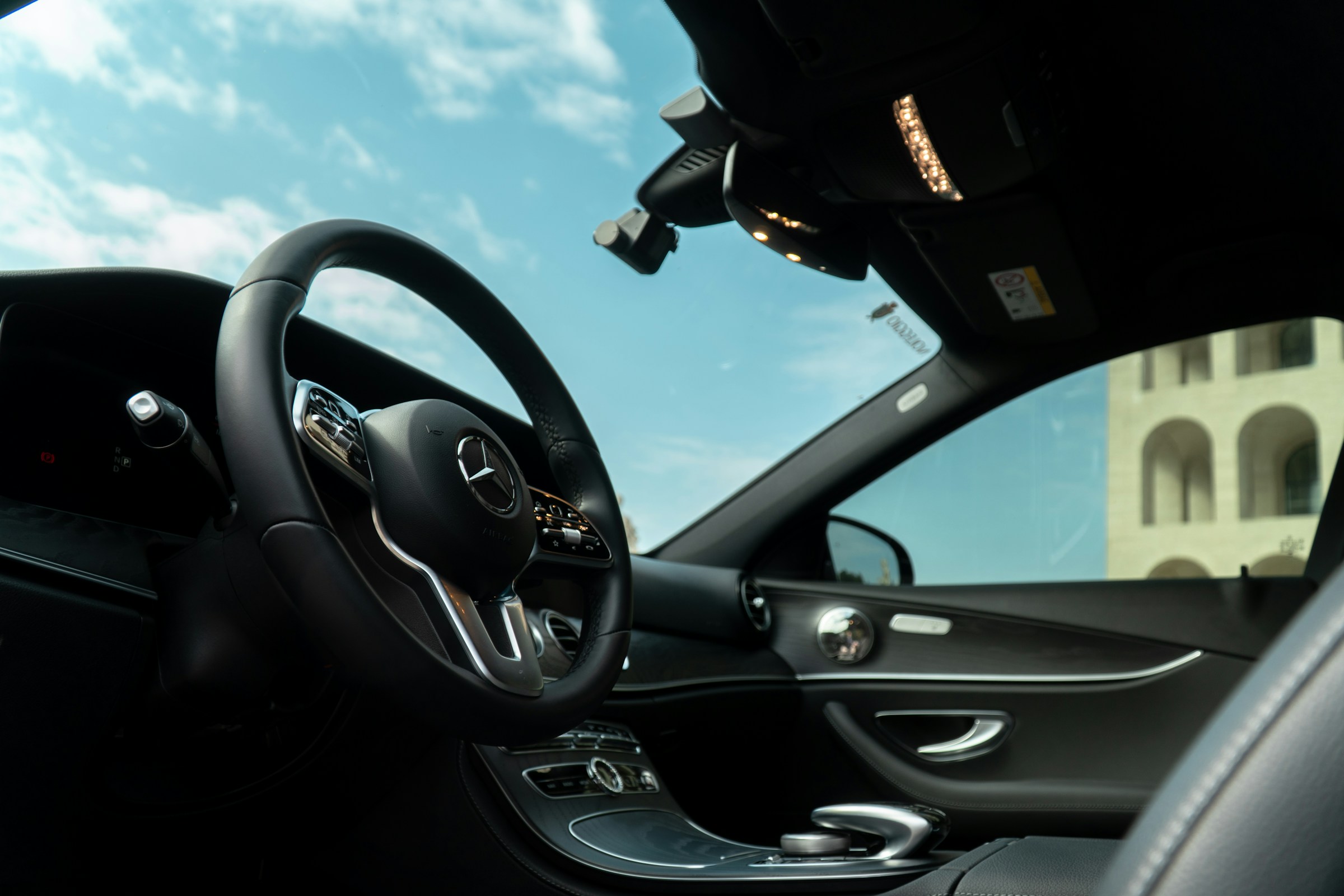 Black luxury sedan for executive chauffeur service